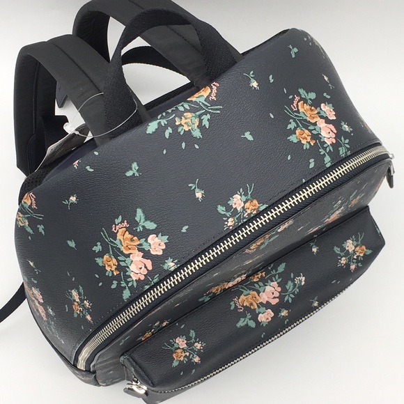 COACH MEDIUM CHARLIE BACKPACK WITH ROSE BOUQ. PRT - Picture 8 of 16